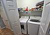 Laundry centrally located in unit