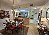 Dining and kitchen area