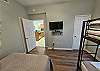 2nd Bedroom with TV and entrance to Great Room