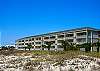 view of the Inn from the beach