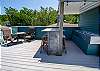 Roof top deck with wet bar