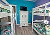 Main Level | Bedroom 2 | Two Twin Bunk Beds