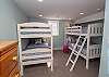 Basement | Bedroom 8 | Two Twin over Twin Bunk Beds