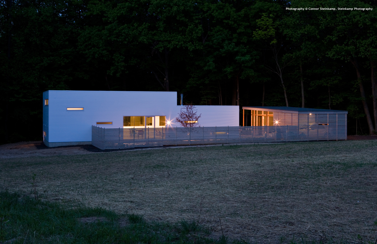 The Oasis in the Woods vacation home surrounded by woodland and prairie in La Porte, Indiana