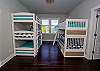 Second floor bunk room sleeps 5 Second floor bunk room sleeps 5