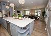 Main level kitchen with wine refrigerator Main level kitchen with wine refrigerator