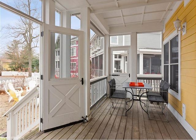 Main level front screened porch Main level front screened porch