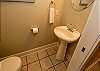 Main level powder room Main level powder room