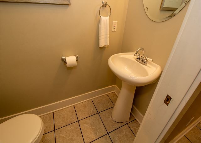Main level powder room Main level powder room