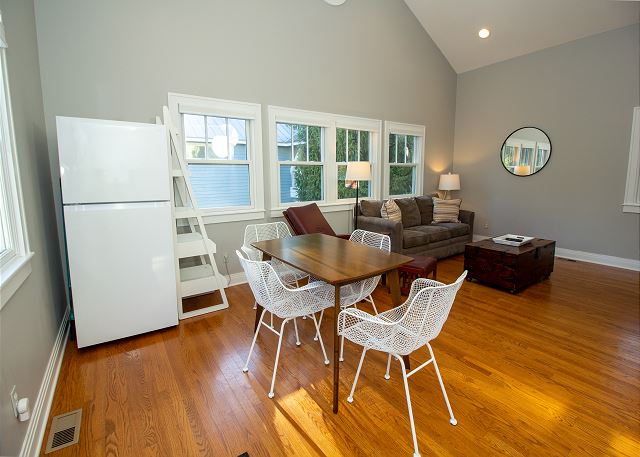 Guest House main living area with dining and kitchen Guest House main living area with dining and kitchen