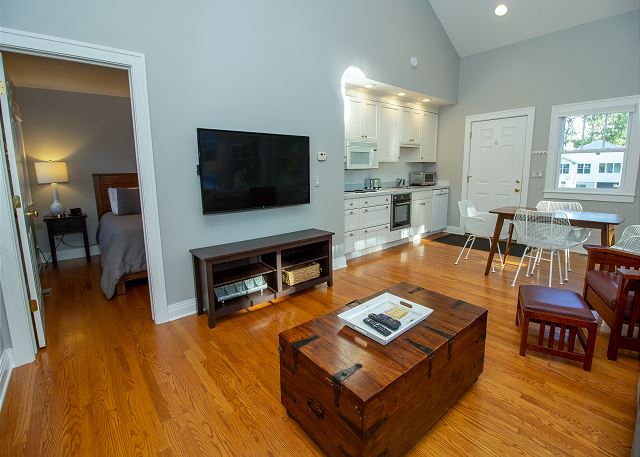 Guest Housemain living area with dining and kitchen Guest Housemain living area with dining and kitchen