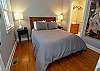 Guest House queen bedroom with walk through closet to attached f Guest House queen bedroom with walk through closet to attached f