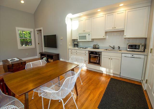 Guest House main living area with dining and kitchen Guest House main living area with dining and kitchen