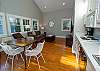 Guest House main living area with kitchen and dining Guest House main living area with kitchen and dining
