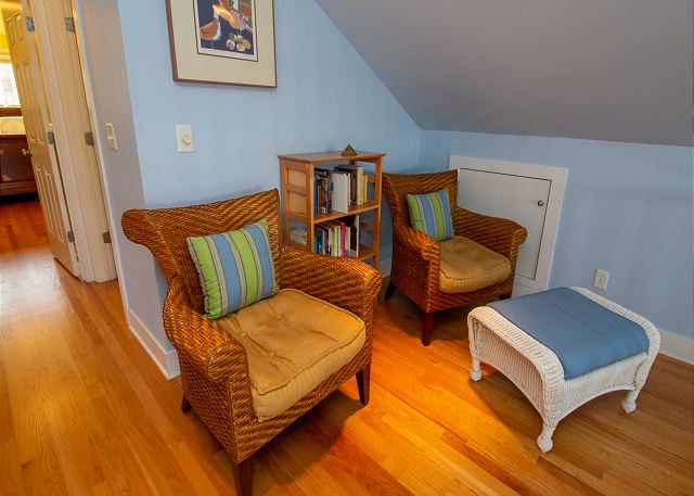 Second floor landing reading nook Second floor landing reading nook