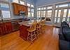 Main level full kitchen and dining area Main level full kitchen and dining area