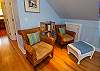 Second floor landing reading nook Second floor landing reading nook