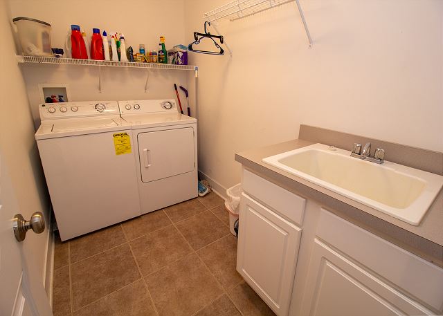Ground level laundry room Ground level laundry room