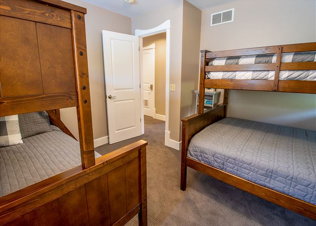 Second Level | Bedroom 3 | Two Twin over Full Bunk Beds