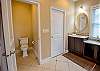 Master bath with private commode