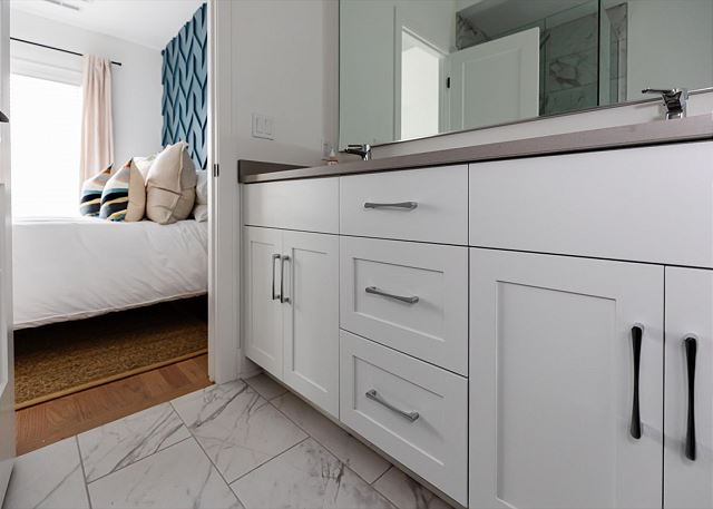 Second Level | Bath 1| Attached to Bedroom 1 Walk in Shower Second Level | Bath 1| Attached to Bedroom 1 Walk in Shower