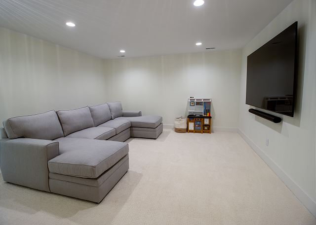 Basement living room 