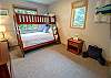Second level bedroom #2 - twin over full bunk bed Second level bedroom #2 - twin over full bunk bed
