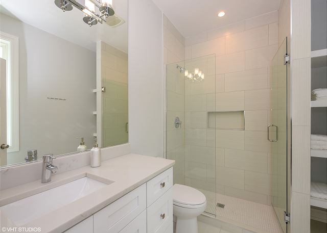 Second Level | Bath 1 | Attached to Bedroom 1 with Walk in Showe