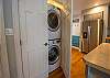Main level washer/dryer in the kitchen Main level washer/dryer in the kitchen