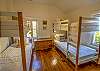 Second level bedroom #1 - 2 twin bunk beds