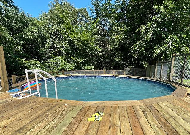Backyard private pool