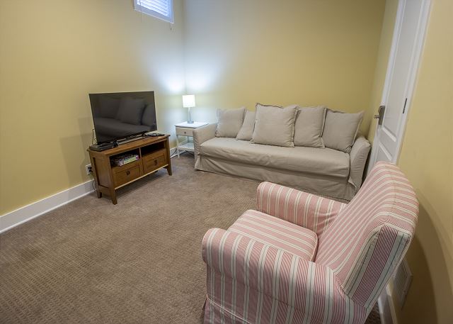 Guest House | Basement | Living Room with Sleeper Sofa Guest House | Basement | Living Room with Sleeper Sofa