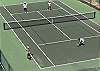 Tennis Court with Pickleball Lines