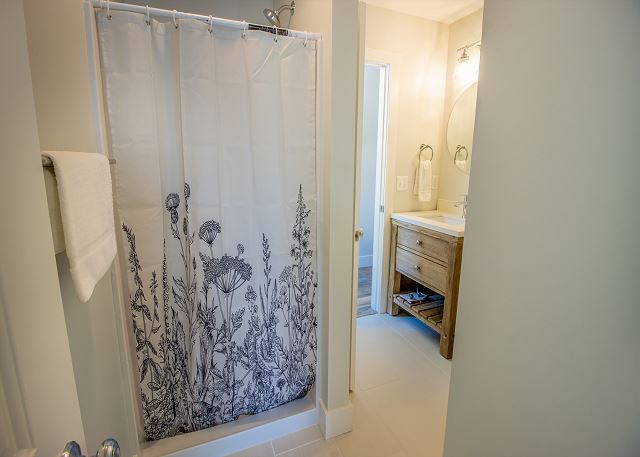 Main Level | Bedroom 1 |  Attached Walk in Bath | Hall Access