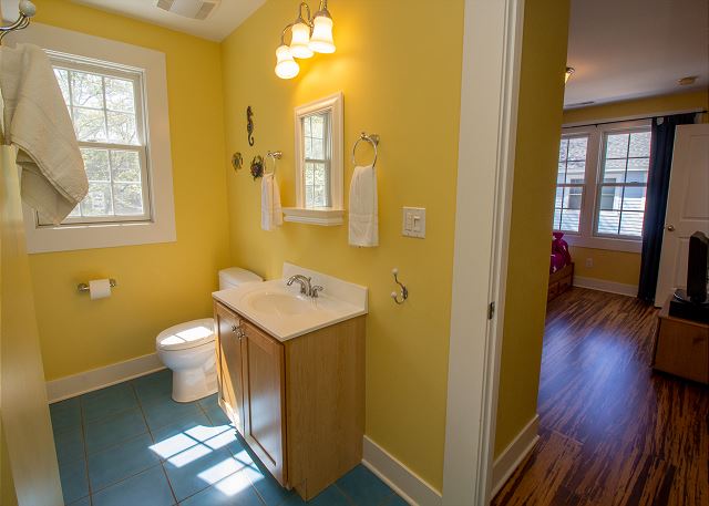 Second floor full bathroom attached bunk room Second floor full bathroom attached bunk room