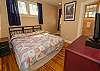 Main floor King bedroom with attached 3/4 bathroom Main floor King bedroom with attached 3/4 bathroom