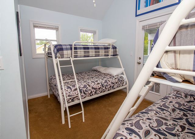 Second Level | Bedroom 4 | Two Twin Over Full Bunk Beds With Att