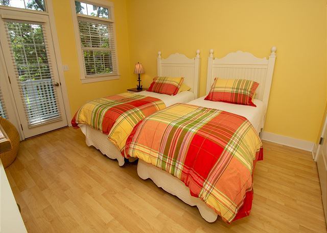 Second Level  | Bedroom 3 | Two Twin Beds with Attached Bath