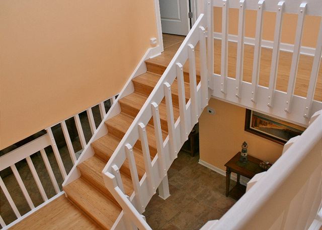 Upstairs looking down view Upstairs looking down view