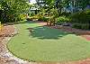 Small putting green 