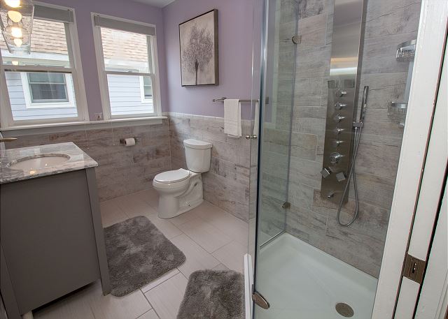  Second Level | Bathroom 2 | Standalone Bath with Walk in Shower