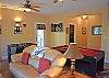 Lower Level Family Room: Pool Table, Foosball, Electronic Dart Game, Gas Fireplace, Entertainment Center