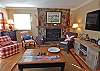 Great Room - Main Level Living Space with Gas Fireplace, Flat Screen TV