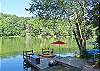 Enjoy swimming and fishing from the private dock.  Use of 2 kayaks included with your rental.