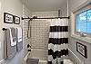 Combination tub/Shower in Bedroom 1