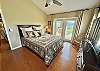 2nd Queen Bedroom has an en-suite Bath and access to the Deck