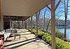 Lower Level covered Patio overlooking the lake.  