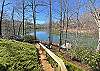 Walkway from Lower Level Patio to the lakefront and private dock