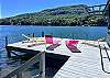 Sunbathing Lakeside with Mountain Views