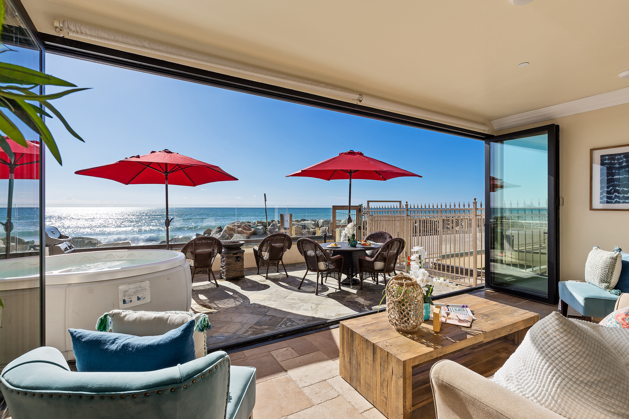 4 Bedroom Oceanfront Rental in CA  Beachfront Only 